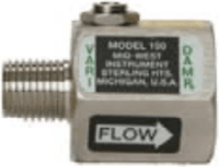 Mid-West Adjustable Pulsation Dampener and Non-Adjustable Snubber, Model 150